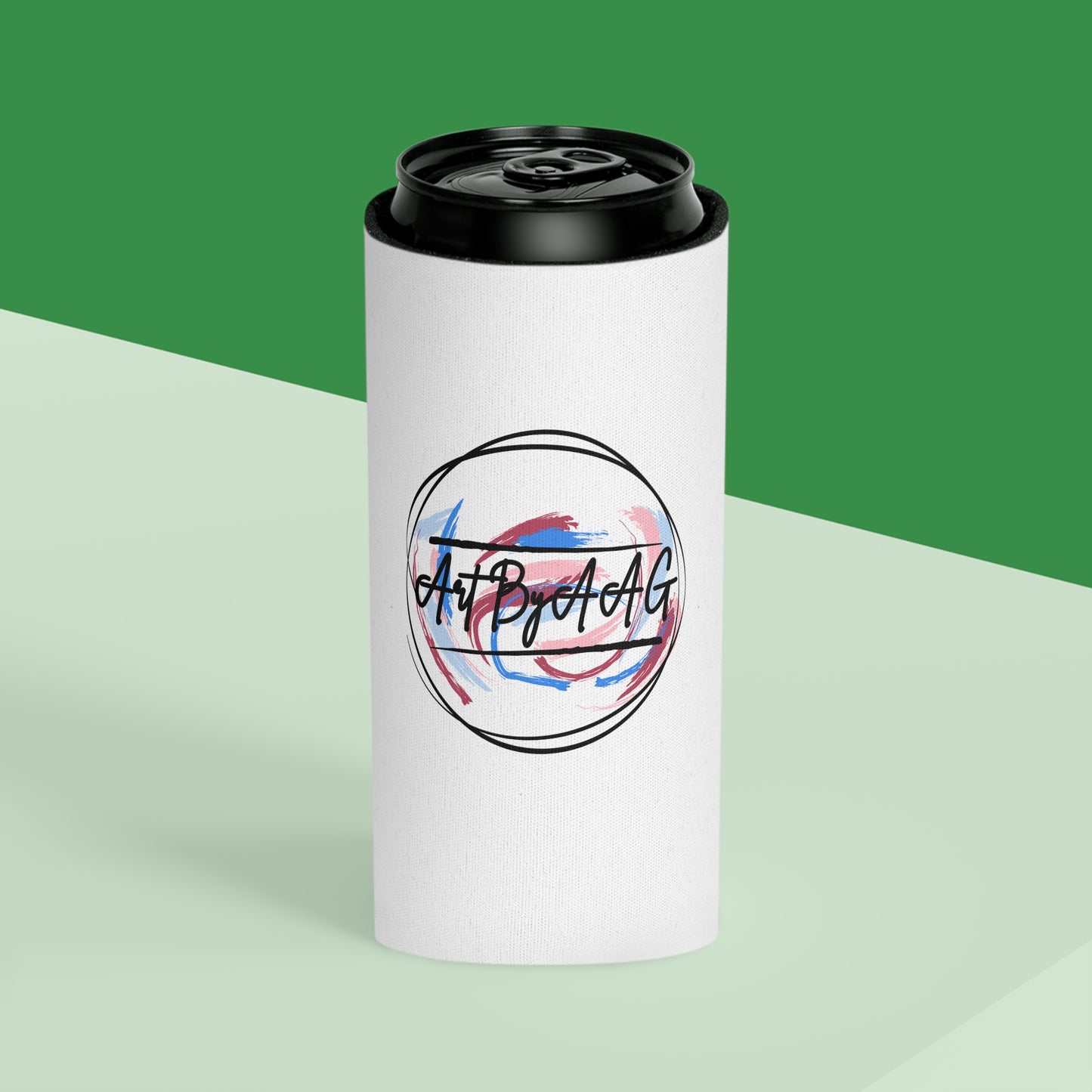 Art By AAG Logo Can Cooler