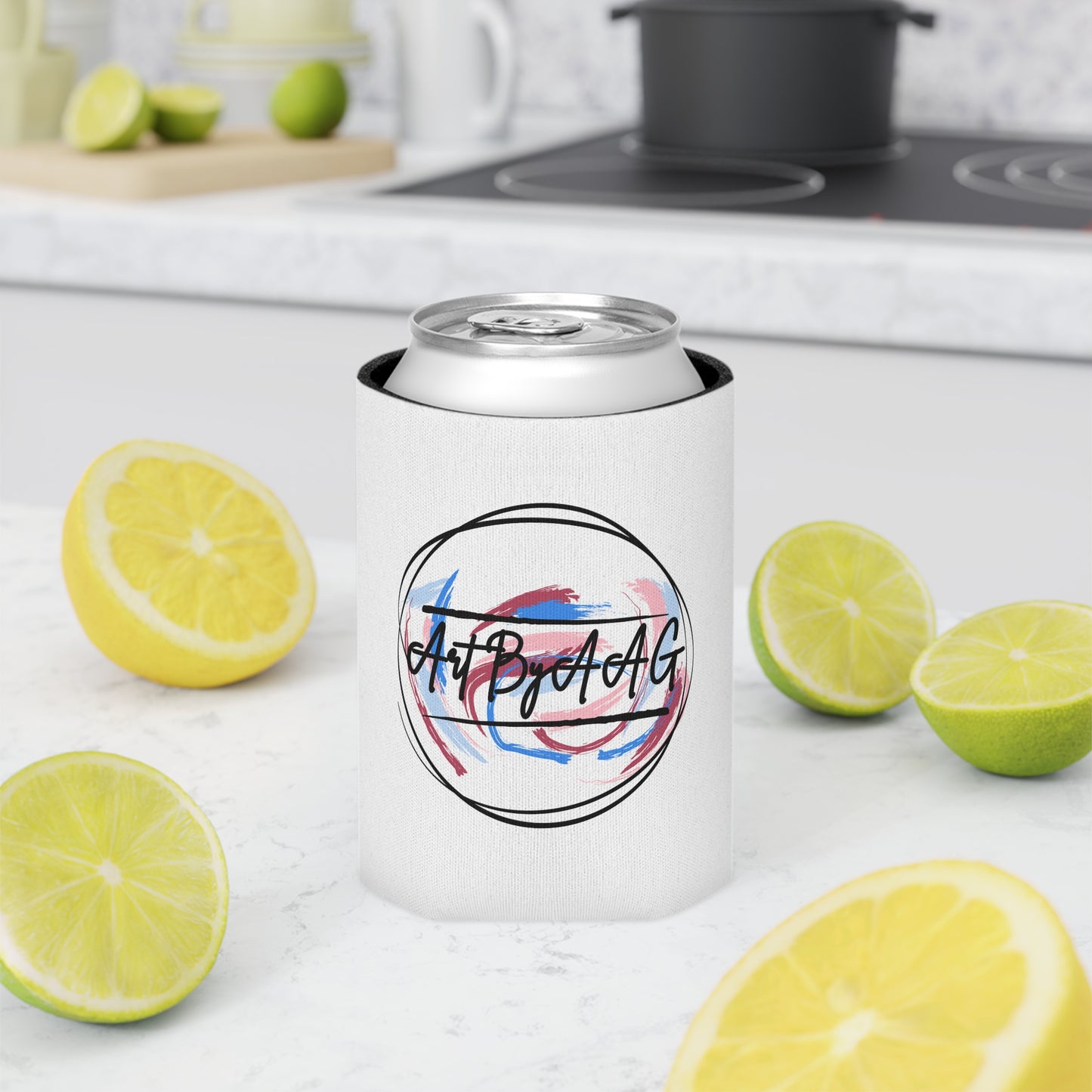 Art By AAG Logo Can Cooler