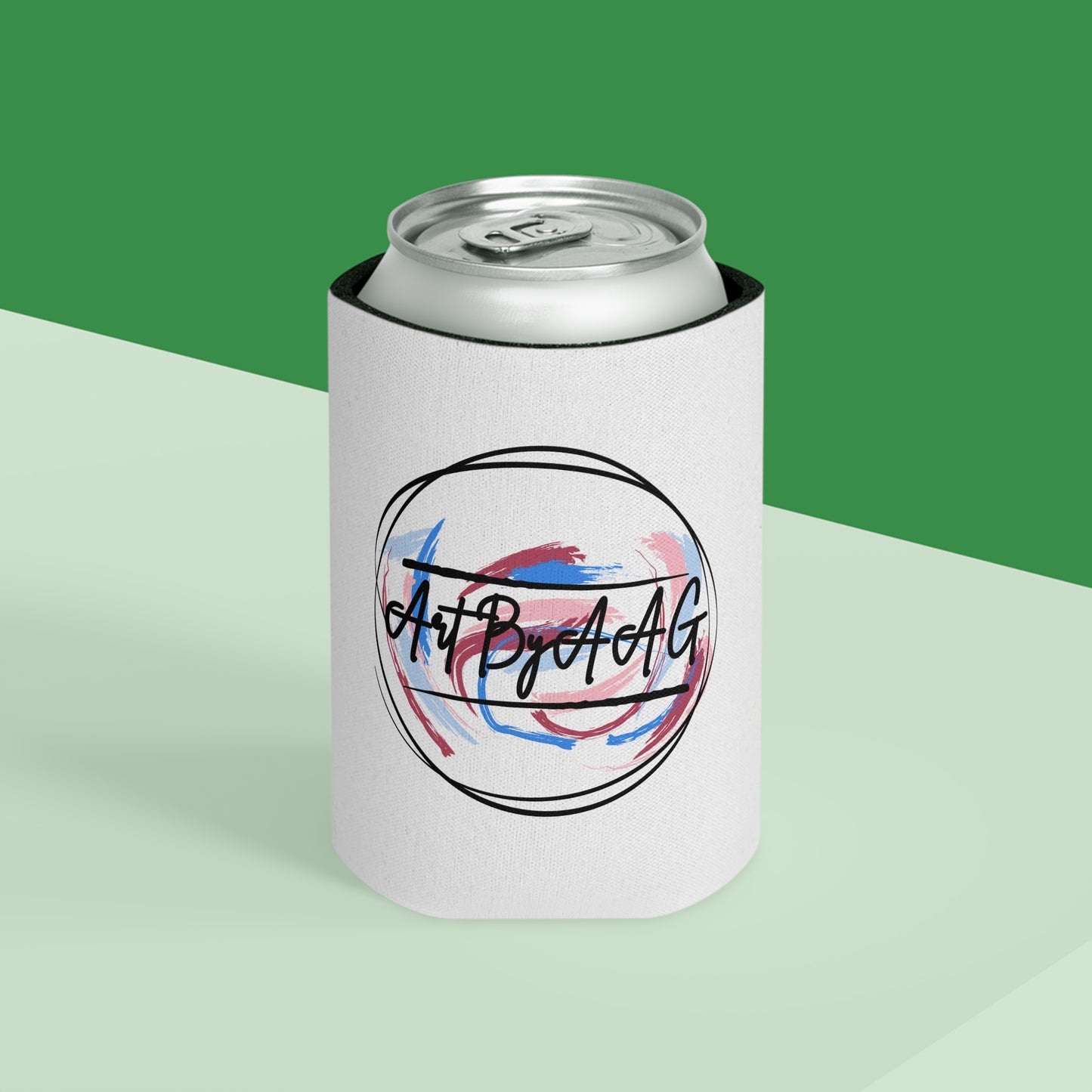 Art By AAG Logo Can Cooler