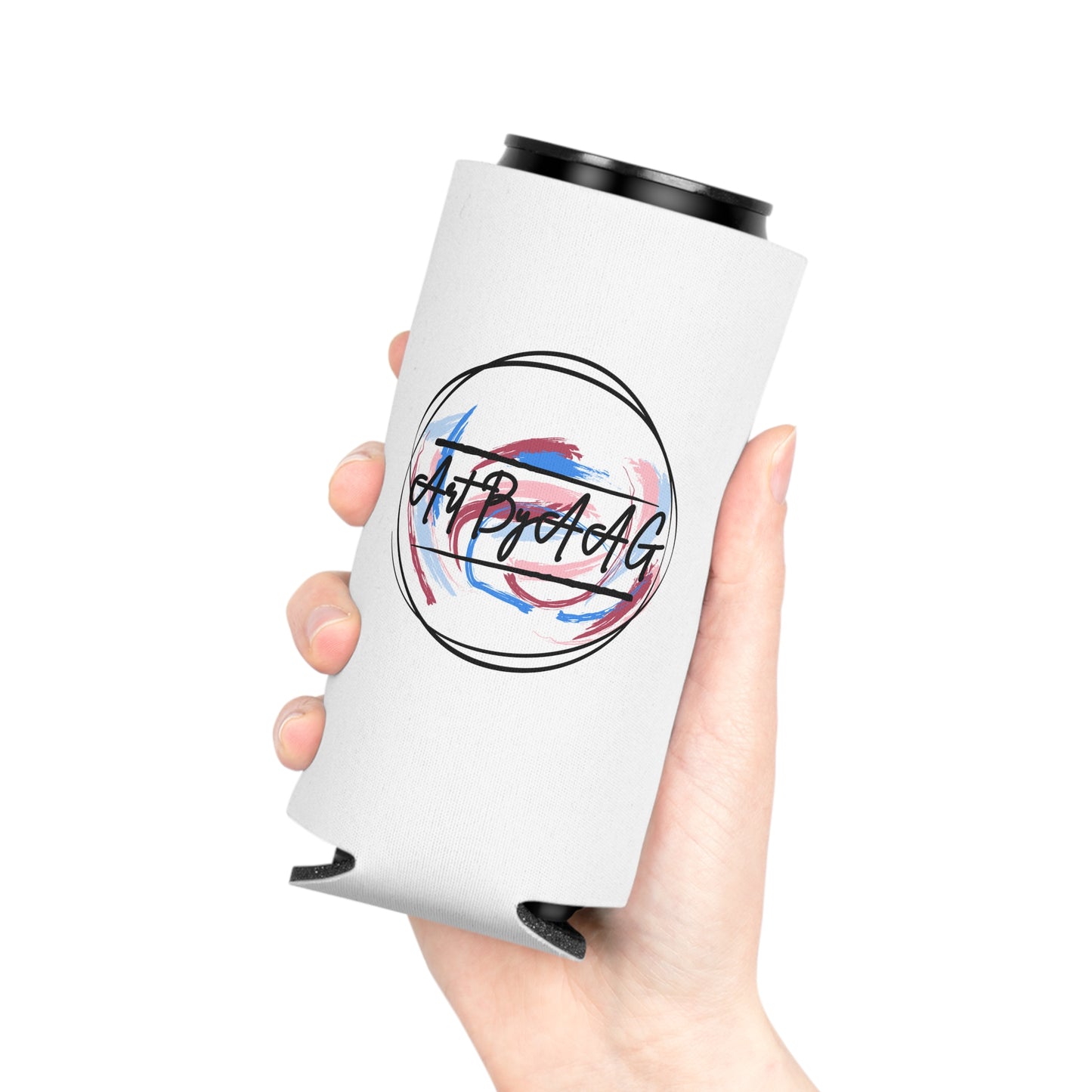 Art By AAG Logo Can Cooler