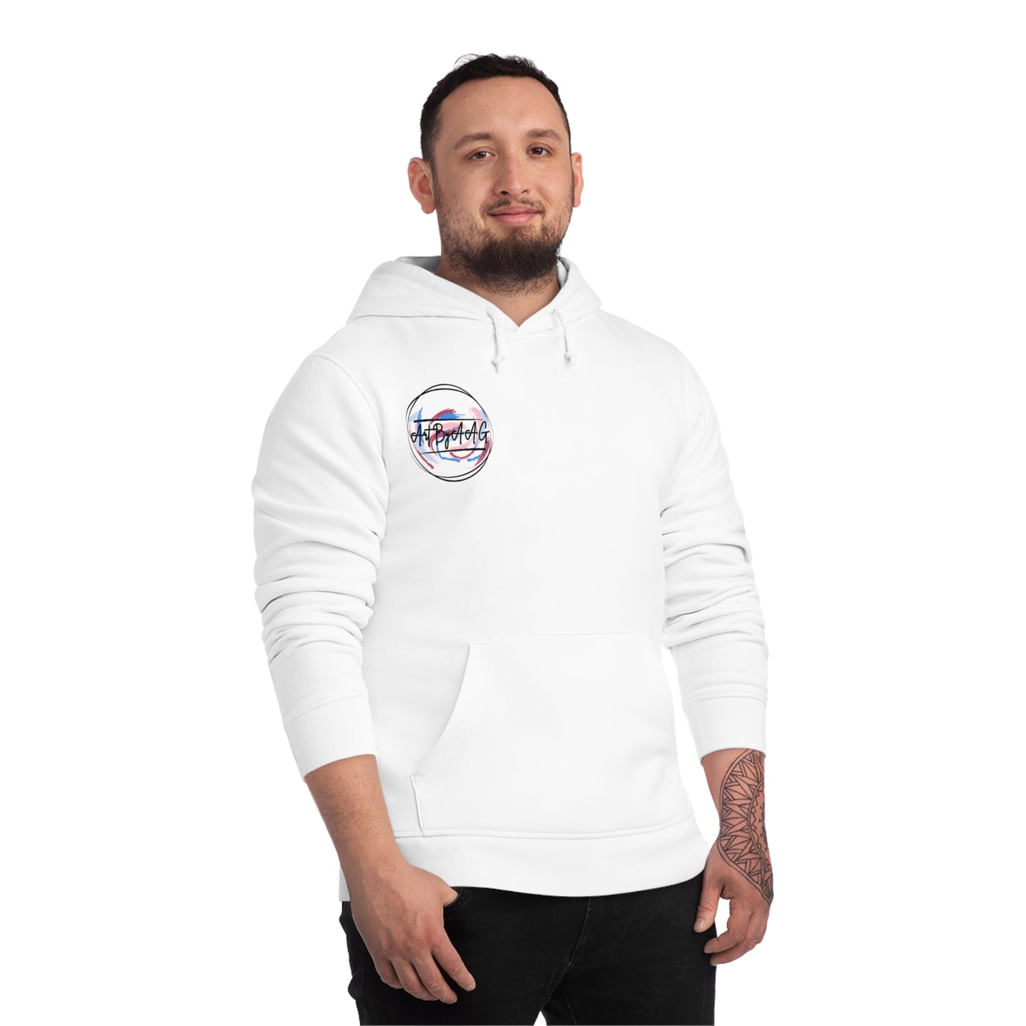 Unisex Art By AAG Logo Hoodie