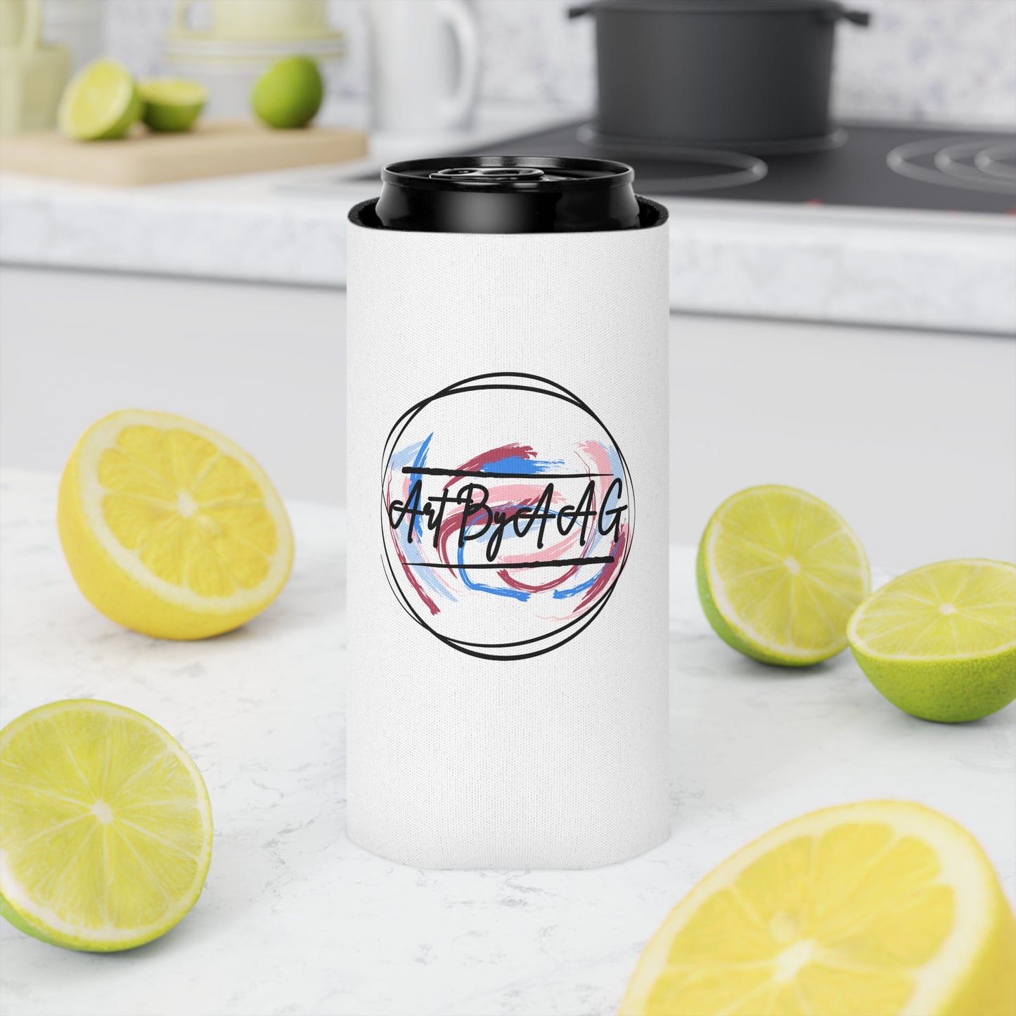 Art By AAG Logo Can Cooler