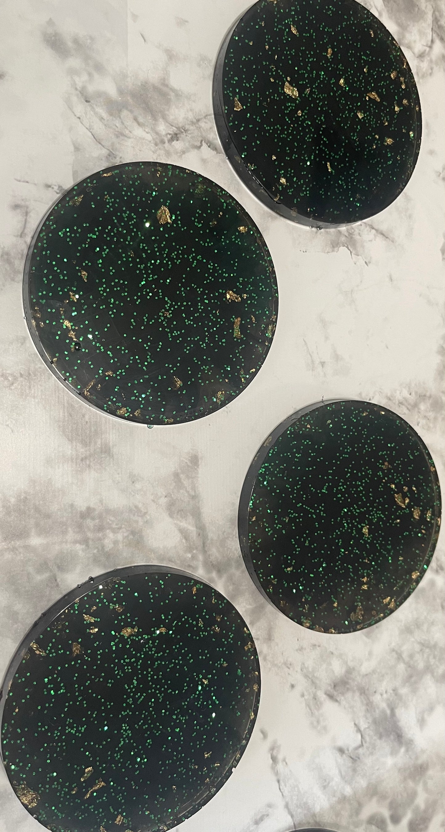 Resin Art Drink Coaster Individuals & Sets