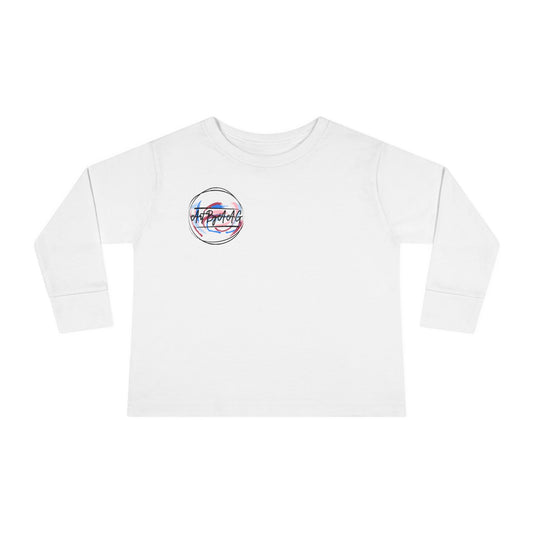 Toddler Long Sleeve Art By AAG Logo Tee